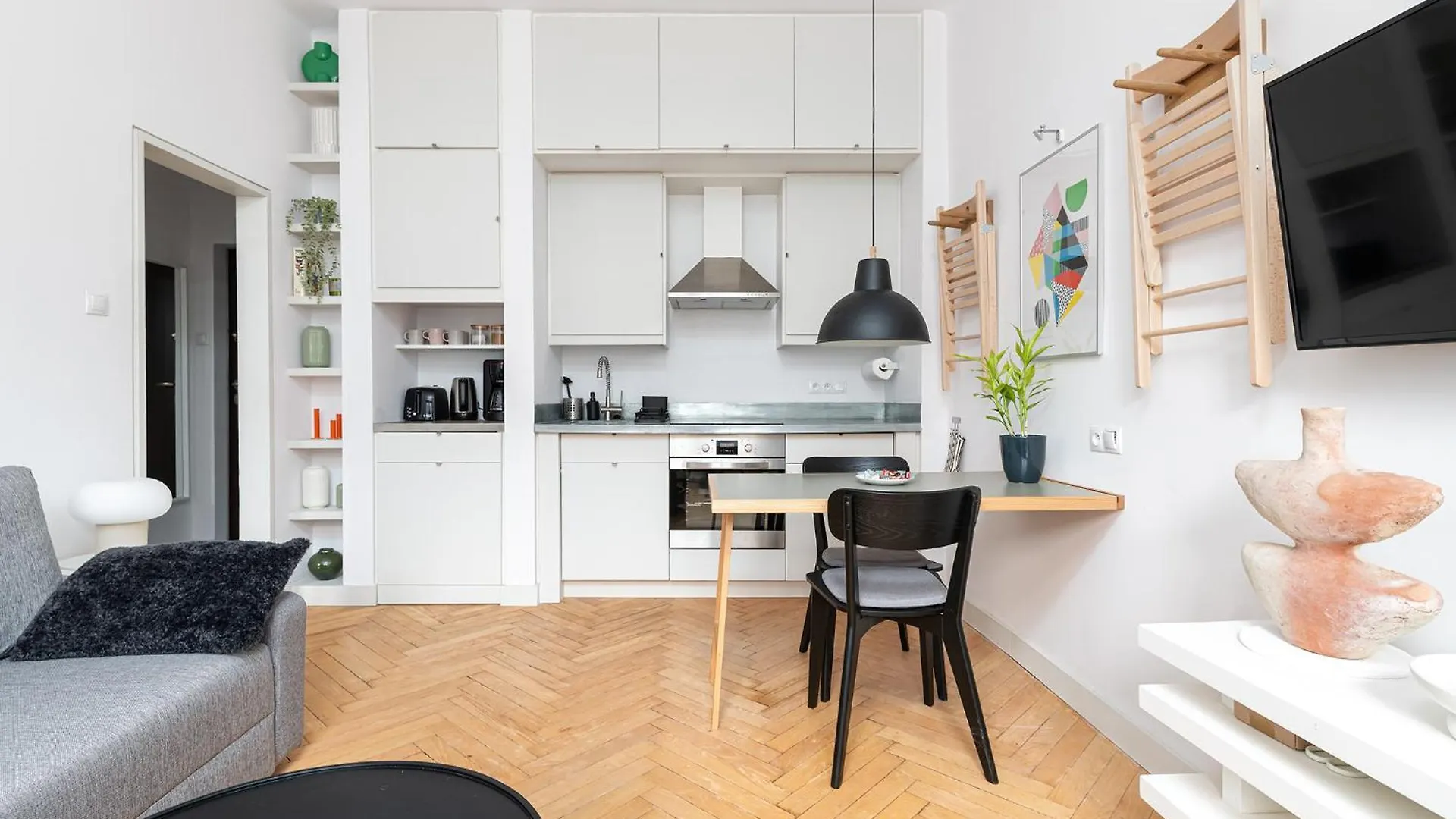 아파트 Rentplanet - Apartament Aleje Jerozolimskie 바르샤바 폴란드